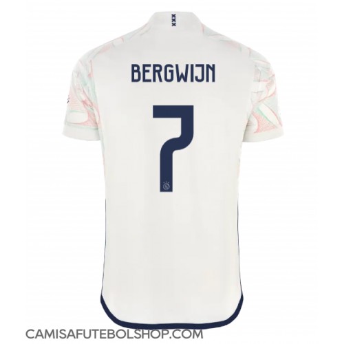 Camisa de time de futebol Ajax Steven Bergwijn #7 Replicas 2º Equipamento 2023-24 Manga Curta